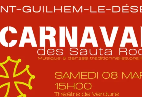 CARNAVAL DES SAUTA ROCS – Saint-Guilhem-le-Désert samedi 8 mars 2025 