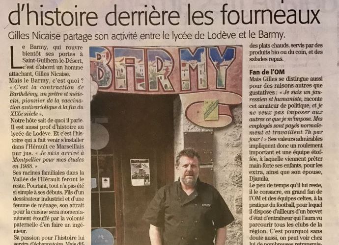 St-Guilhem-le-Désert : Prof & Restaurateur